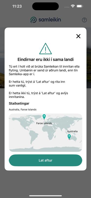 dømi um skermmynd